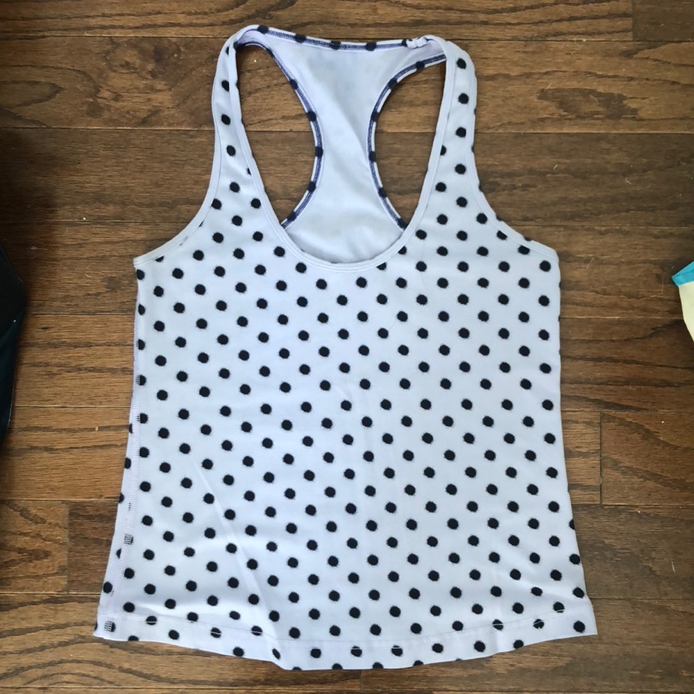 Lulu lemon Polka Dot Cropped Tank